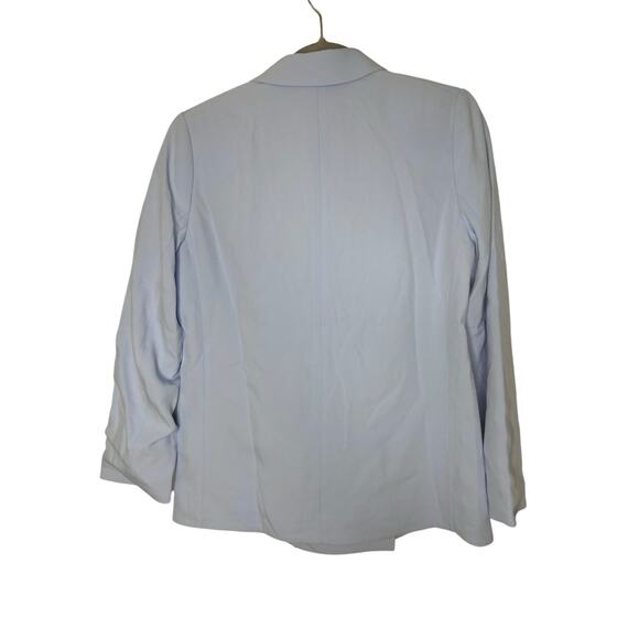 Everlane Drapey Blazer Double Breasted Padded Shoulder Oversized Corpcore Sz 2 - Picture 10 of 11